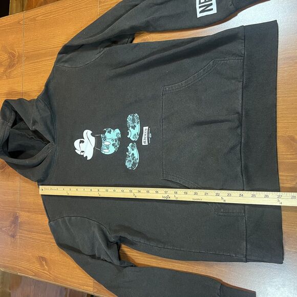 Disney Neff Hoodie Mens Large Mickey Mouse Floral‎ Graphic Pullover Sweatshirt - Picture 6 of 10